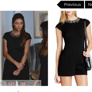 Ted Baker Embellished Neckline Romper